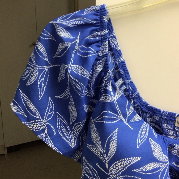 Absolutely Famous Blue and White Patterned Maxi Dress - Picture 4 of 16